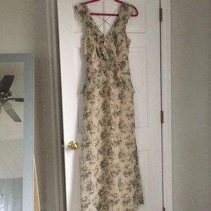 Floral Maxi with a pretty frilly detail